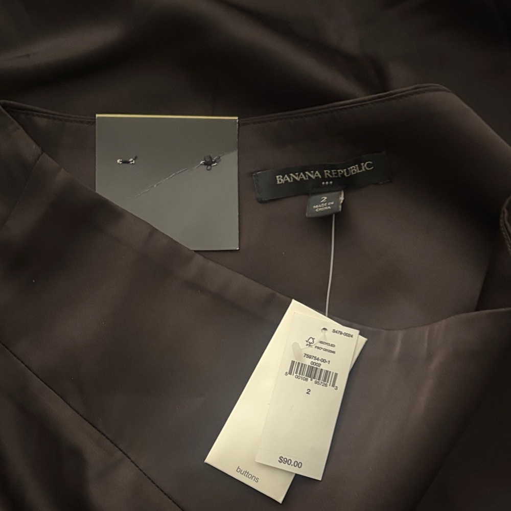 Banana Republic Brown Slip Skirt - Picture 2 of 2